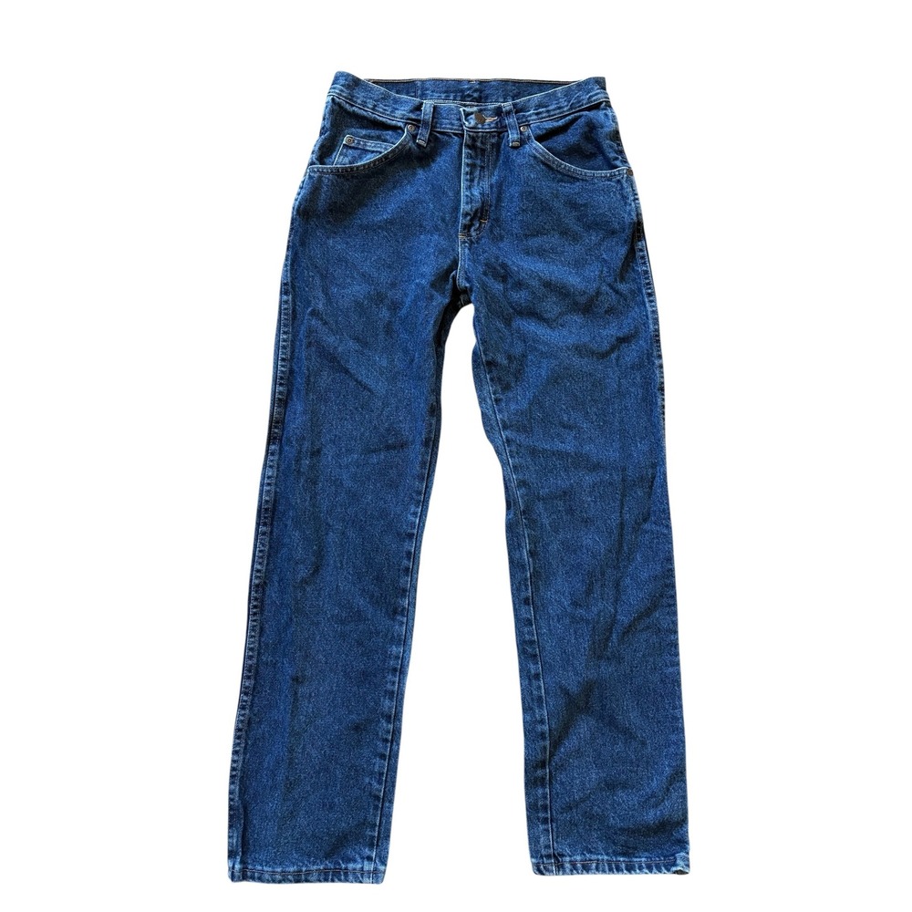 Wrangler Five Star Mens Regular Fit 30x30 Straight Leg Jeans Blue